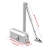 Hydraulic Door Closer for 45 85kg Home Fire Door 180 Degree Non Hold Open Buffer
