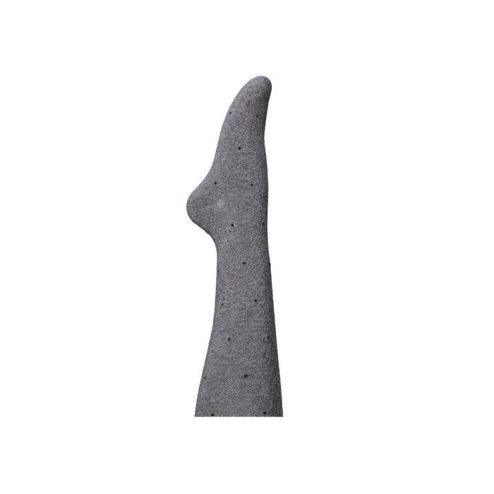 Cotton Polka Dot Stockings (Gray)
