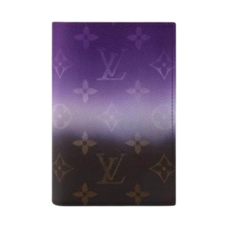 

Louis Vuitton Gradient Dyed Monogram Pigment Coated Canvas Passport Holder Men accessories Purple M28010 Shopping Bag Set(Basic Set+Shopping Bag)