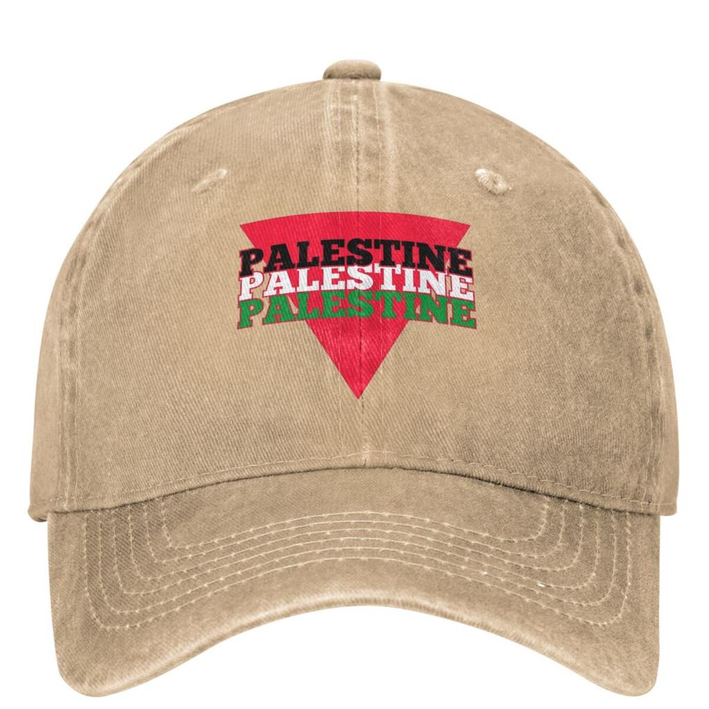 Palestinian Red Triangle Baseball Cap Unisex Men Sunscreen Hip Hop Hats Summer y2k Retro Tennis Skate Snapback Cap