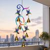 Hummingbird Wind Chimes, Lifelike Hummingbird Metal Wind Bell, Crisp Sound Garden Hanging Pendants for Garden Balcony Porch Decor