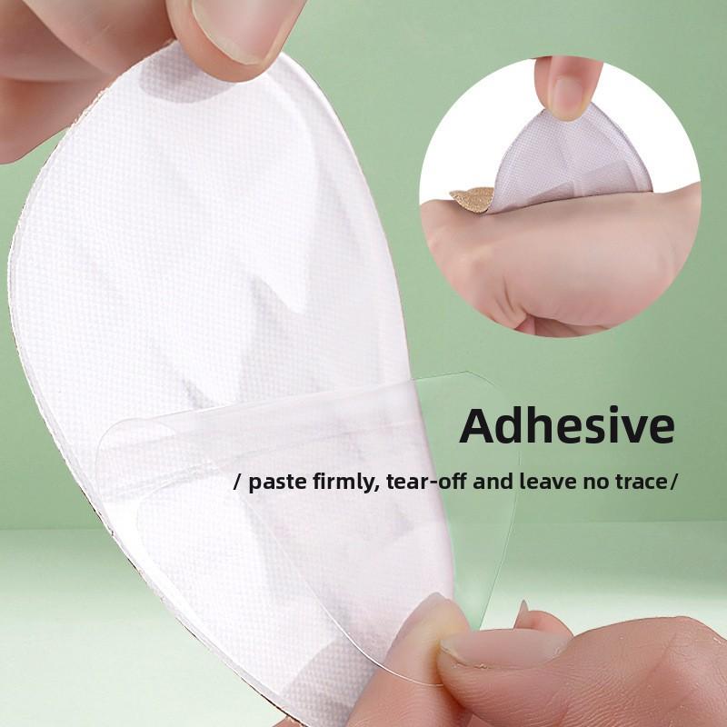Forefoot Pad High Heels Invisible Anti-wear Forefoot Sticker GEL Self-adhesive Massage Shock Absorption Non-slip Code Adjustment Half Size Pad