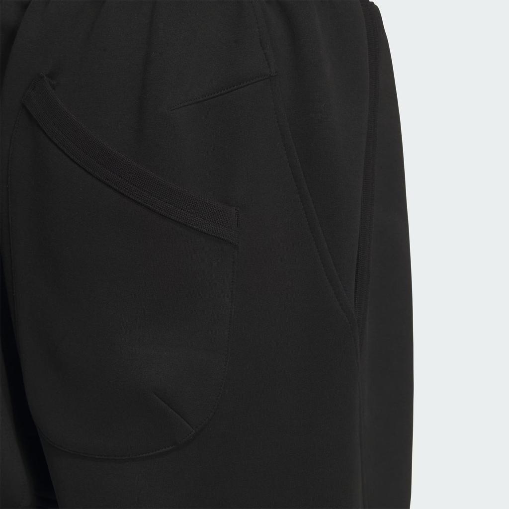 Adidas Spacer 3D Pants Solid Color Logo Elastic Waist Knitted Sports Pants Men Pants Black JJ3799