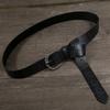 Medieval Full Embossed Wolf Faux Leather Belt Middle Age Renaissance Waist Belt LARP Ren Faire