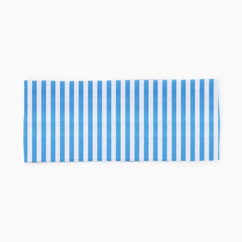 Stretchy Wide Striped Headbands Soft Non-Irritating Breathable Fabric 6 Color Choices for Yoga Travel Daily Wear
