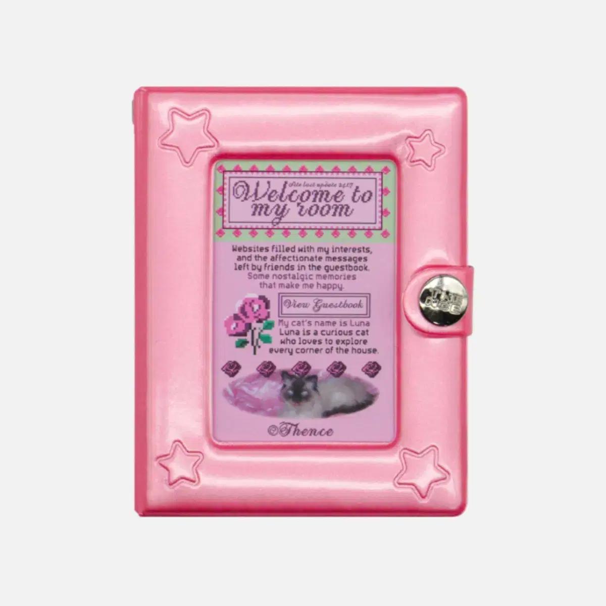 

Плотный Шиммер Коллекбук Розовый