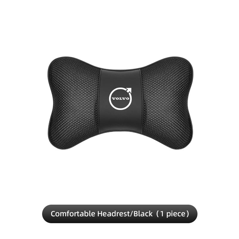 Car Seat Headrest Ice Silk Neck Pillow For Volvo XC60 V60 XC40 XC90 S60 C30 V70 AWD S90 Car Interior Removable Washable Headrest