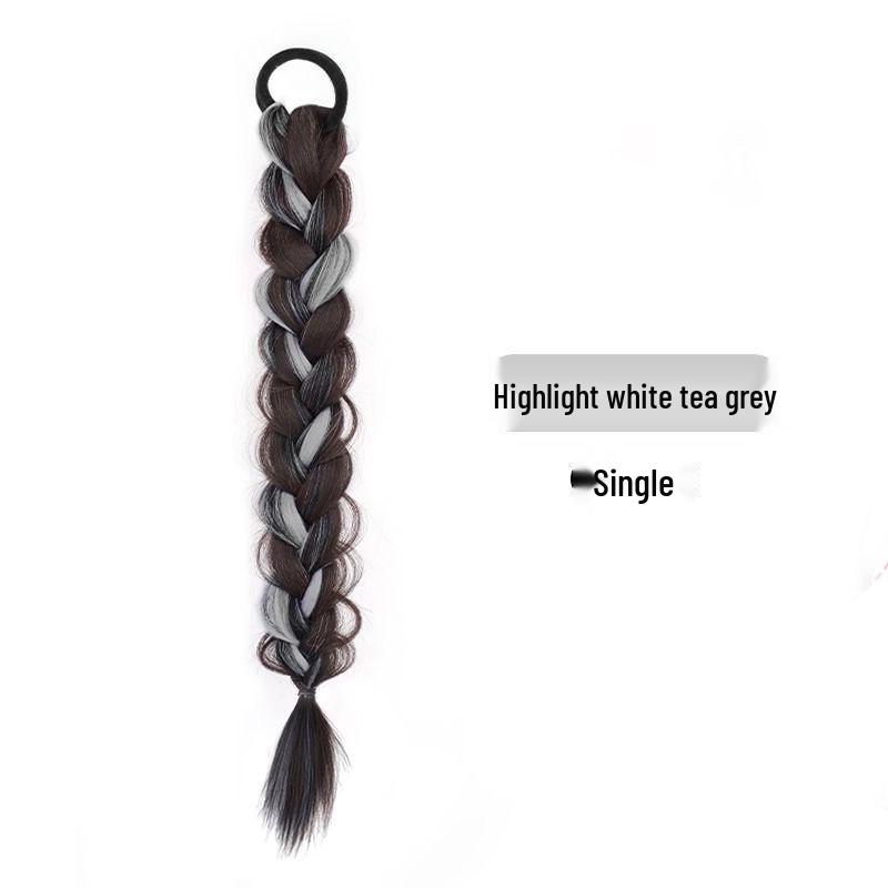 Trendy Sweet & Spicy Dreadlock Highlight Wig with Fishbone & Twist Braids