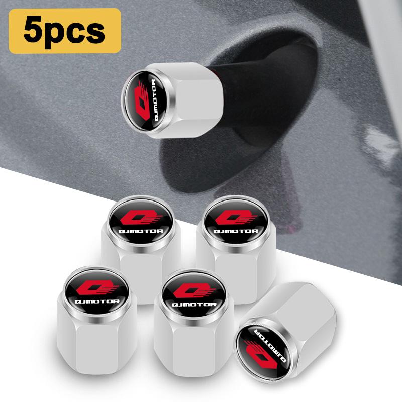 5PCS Metal Alloy Motorcycle Wheel Tire Valve Stem Cap Dustproof Cover For Qjmotor Srt Srk Srv 250 300 550 650 800 S Qj 500S 300S