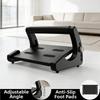 Adjustable Angle Under Desk Footrest Ergonomic Non-Skid Bottom Adjustable Footstool Comfortable Smooth Edge