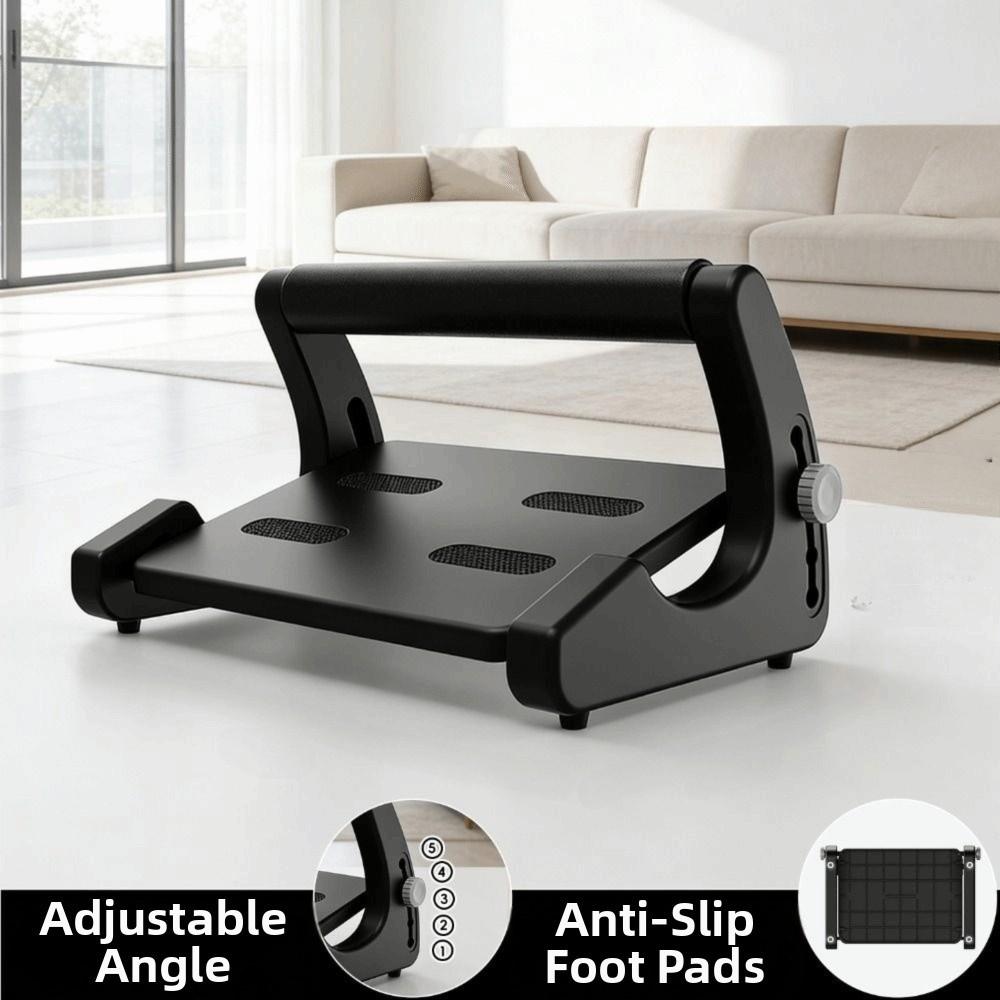 Adjustable Angle Under Desk Footrest Ergonomic Non-Skid Bottom Adjustable Footstool Comfortable Smooth Edge