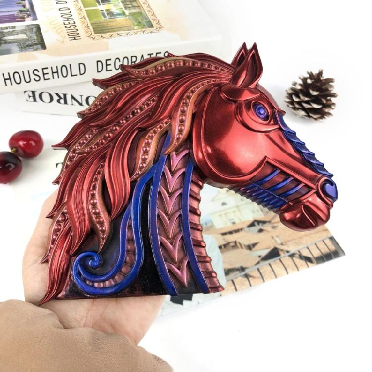 Lovely Horse Wall Decor Silicone Mold 3D Resin Molds Durable and Reusable