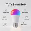 Tuya Wifi BLE Smart Led Light Bulb Alexa Led Lamp E27 RGB 85-265V Smart Lamps For Google Assistant Smart Life