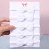 5/6Pcs Girls Solid Color Bowknot Headband For Baby Kids Grograin Ribbon Headwear Hair Bands Infant Hair Accessories