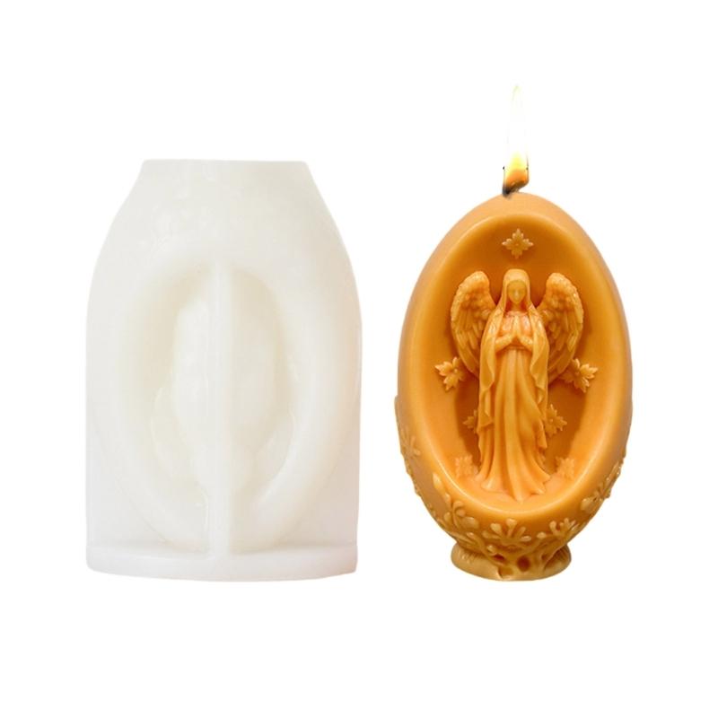 3D Jesus Eier Kerzenformen Eier Silikonform Handgemachte Gipsformen Verzierung Epoxidharz Formen Bastelformen