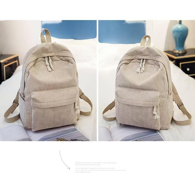 Schoolbag female Korean version Kaibo Harajuku ulzzang high school student personality velvet college style backpack female backpack