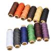 12 Colors 50 Meters Roll 150D Leather Crafts Sewing Thread Hand Stitching Waxed Thread