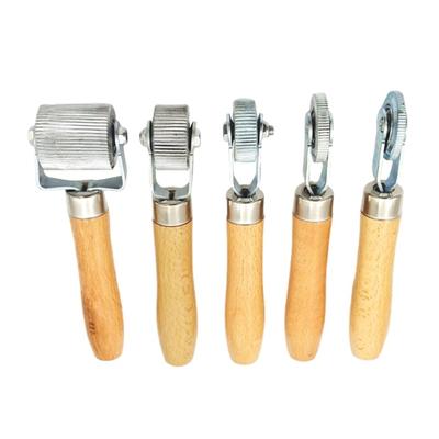SUV Tire Repair Kit Auto Patch Roller Motorcycle Wheel Repair With Wooden Handle Tire Repairing Tool For Car Accessories