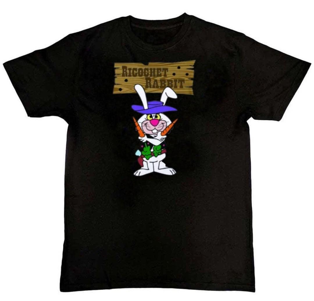 RICOCHET RABBIT CARTOON Graphic Print Mens T-Shirt S