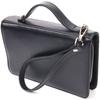 Original Men's Purse with Two Compartments Made of Genuine Grained Leather CANPELLINI 21567 Black