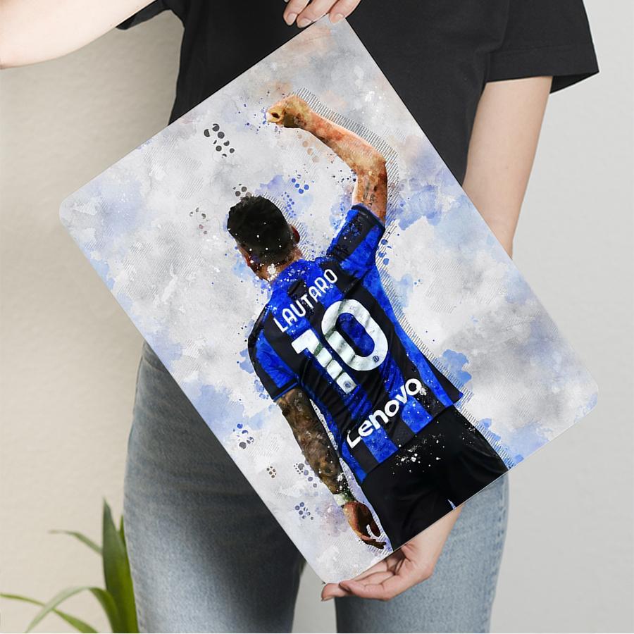 Football Star Lautaro Jersey No.10 Back Celebration Iron Painting Inter Milan Fan Decor Living Room Wall Art