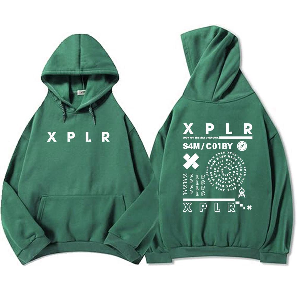 Hip Hop Streetwear Sam and Colby Xplr-r Hoodies Graphic Clothes Heavy Mental Fashion Sweatshirts Soft Hooded Men Hoodie
