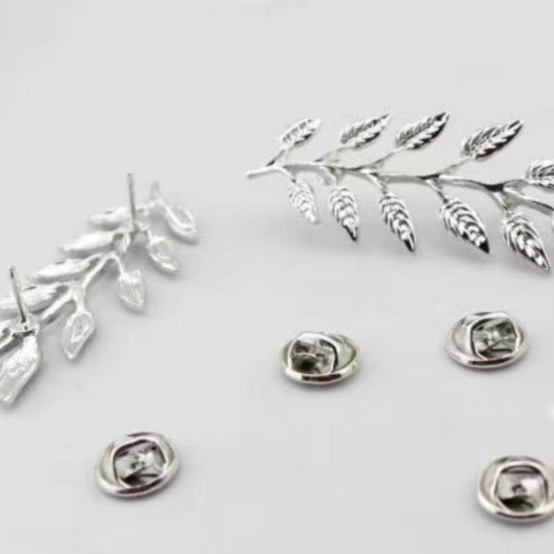 New Vintage Leaf Shirt Collar Pin Collar Brooch for Women's Brooch Metal Brooch Clothes Sweater Decorative Pin Fashion Jewelry