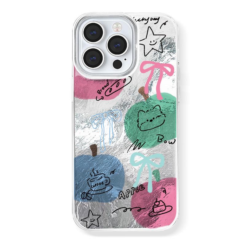 

Zhitai Glacier Pattern Phone Case with Chain for iPhone 11-16, Apple 12, 14, 15Pro, and 15Promax Women s Edition iPhone 16