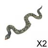 2xInflatable Snake Toy Scary Creepy Snake Toy Practical Jokes Prop