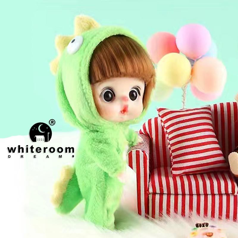 Ob11 Bjd Puppenzubehör Bett Body Obitsu 11 Kleidung Puppen für Mädchen Jungenspielzeug Baby Kawaii Anime Spielzeugartikel Pyjama Miniatur