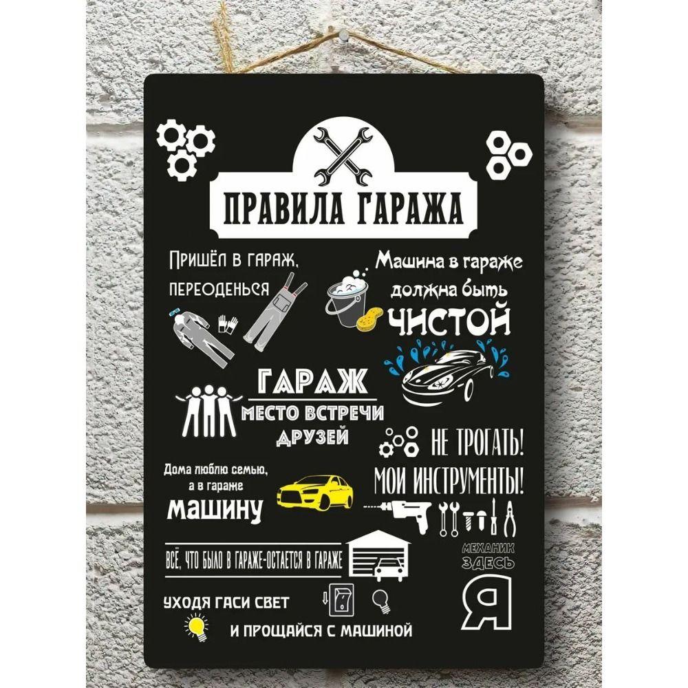 Vintage Car Lover Tin Sign Gift Auto Enthusiast Metal Wall Decor Garage Poster
