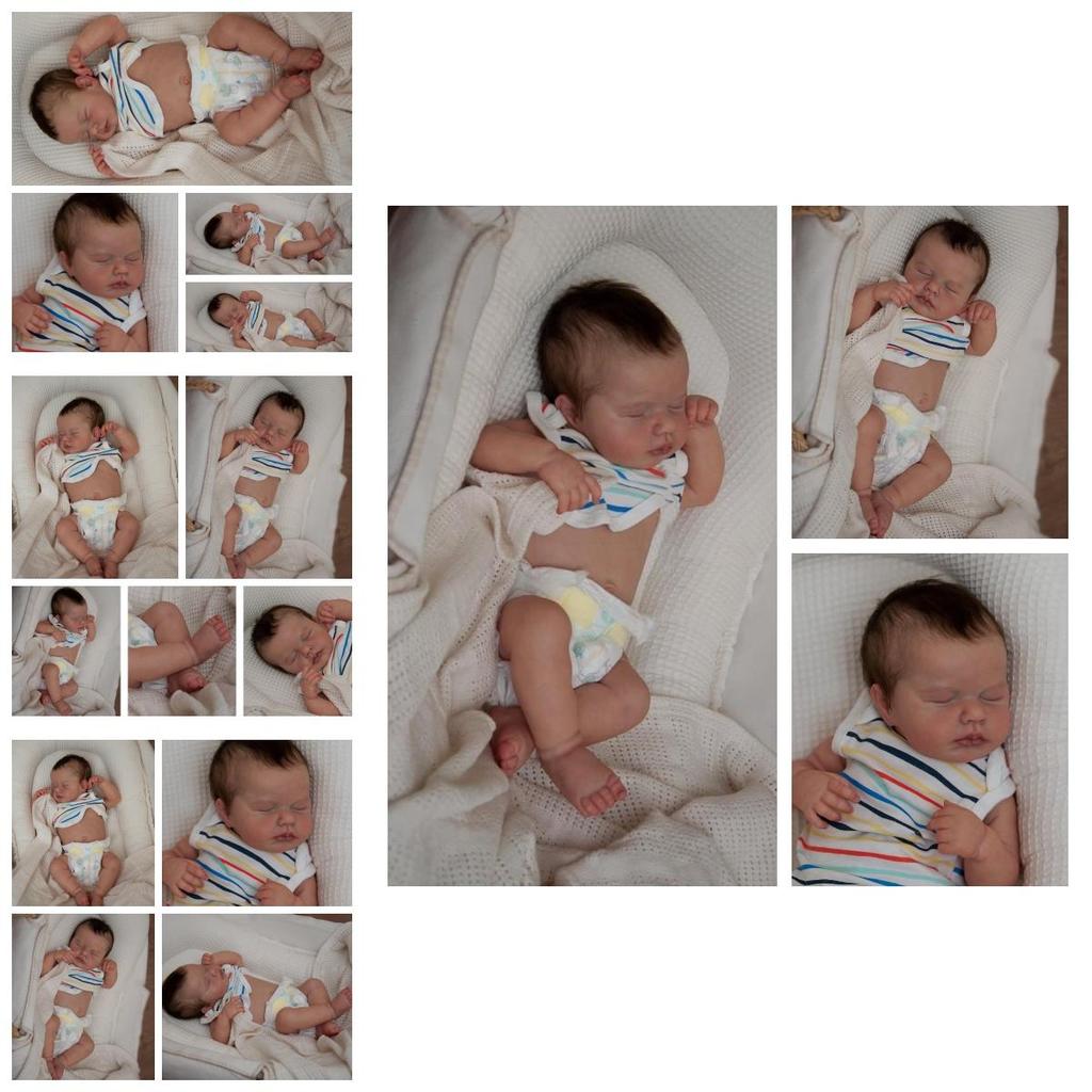 Npk 19-inch Reborn Loulou Silicone Baby Doll Realistic And Adorable Toy For Children Ages 4-6 Years