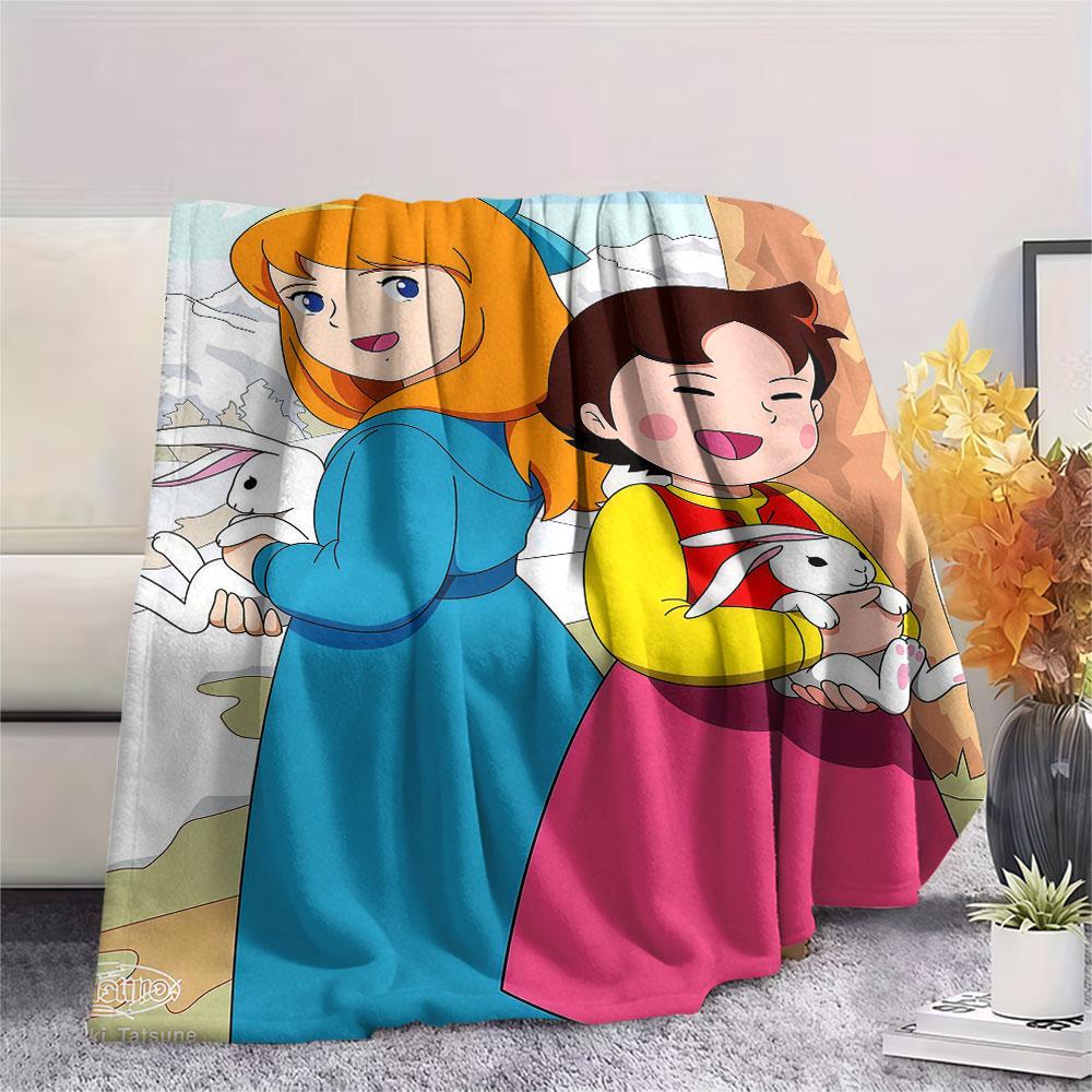 Coperta Bambina Heidi, Alta Qualità, Confortevole per Tutte le Stagioni, Decorazione per la Casa, Calore e Comfort
