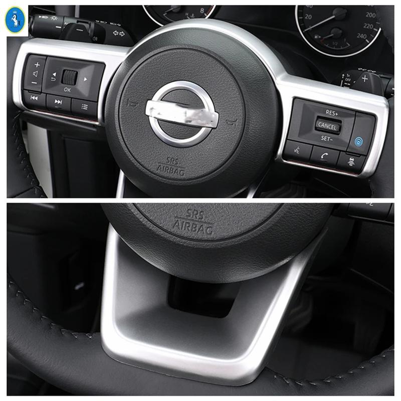 Matte Car Water Cup Holder / Gear Shift Lift / Air AC Accessories Cover Trim For Nissan X-Trail X Trail / Rogue T33  - 2026