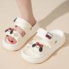 Slippers women's summer outer wear new beach thick-bottomed non-slip two wear fashionable flat-bottomed cool slippers
