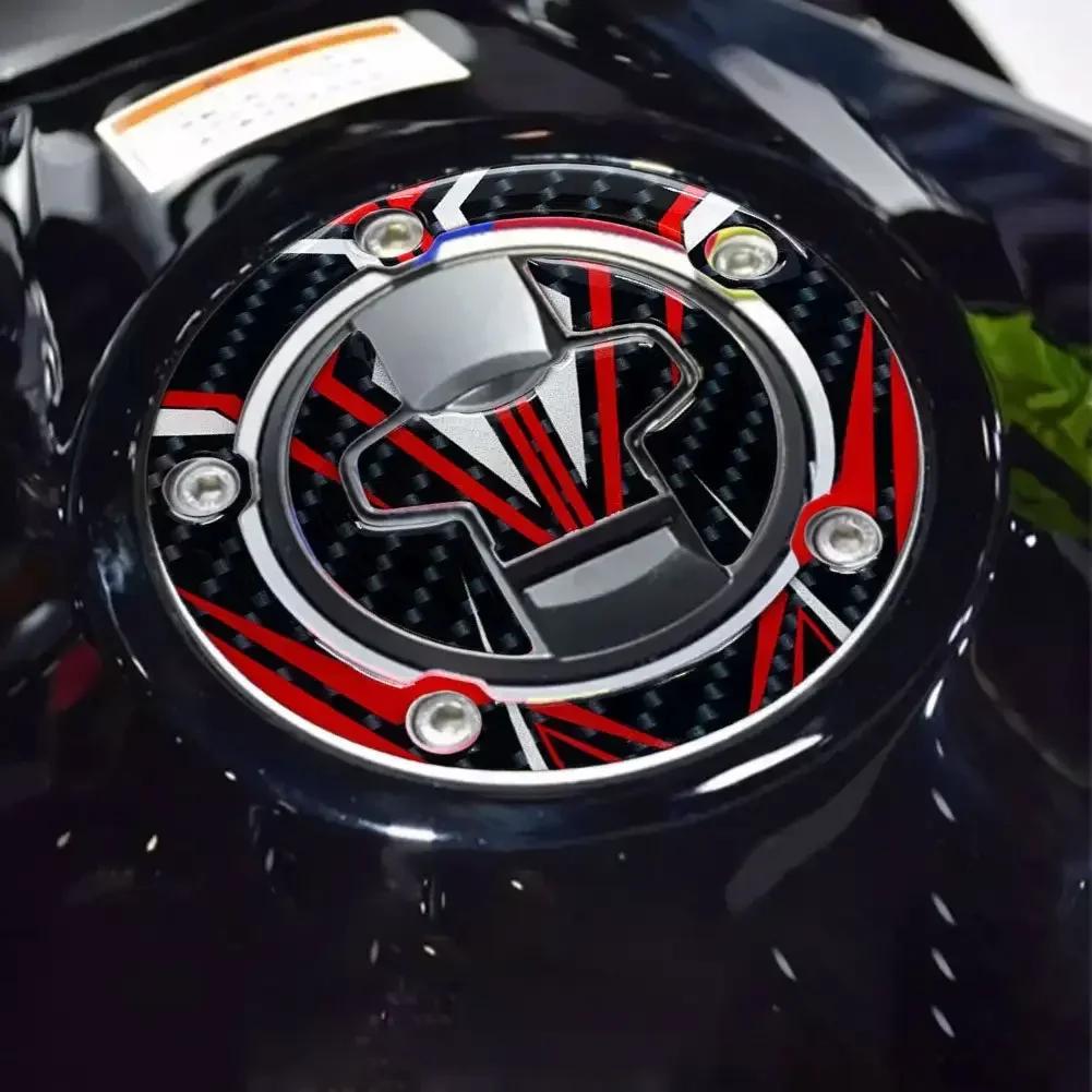 3D Samolepka na víčko palivové nádrže motocyklu z uhlíkových vláken Samolepka na podložku nádrže Samolepka na podložku nádrže Ochranná samolepka pro Honda Suzuki Kawasaki Yamaha