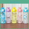 Cute Cartoon Design Tritan Plastic Water Bottle For Kids 550ml Capacity High-temperature Resistant