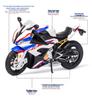 1:12 Kawasaki Ducati Alloy Motorcycle Toy with Sound, Light, and Sliding Motion