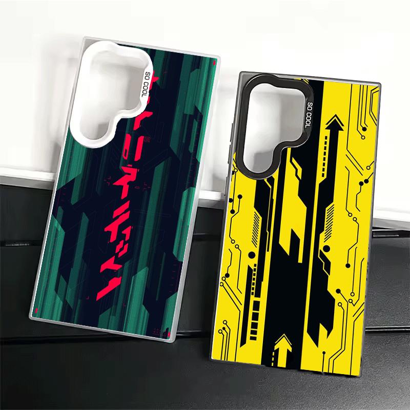Cyberpunk Aesthetics Soft Phone Case for Samsung Galaxy S24 S25 FE S26 Edge S23 Ultra S22 Plus S21 + Shockproof Cover Back Shell