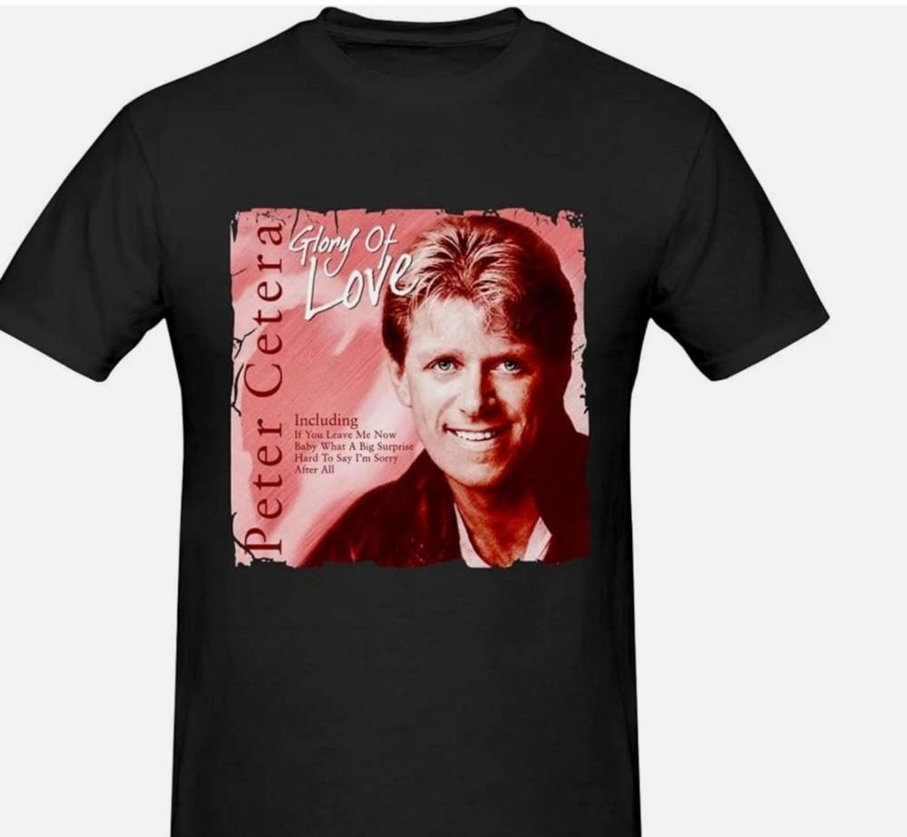 NEW Peter Cetera Chicago Band Short Sleeve Black S-5XL Gift Fan Shirt Unisex T-Shirt L