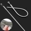 Bendable Steel Cord Threading Tool For Drawstring Spring Threader Clip Flexible String Puller Home Sewing Essential