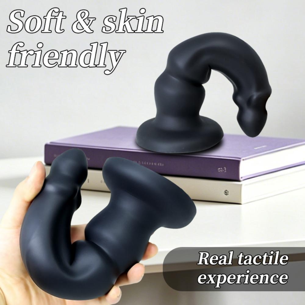 Anal Dildo & Butt Plug for Men Women - Unisex Silicone Anal Dilator for Stretching, Prostate Massager, G-Spot Toy, BDSM Adult Toy