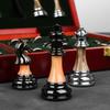 High Quality Luxury Metal Chess Figures 45*45*3Cm New Wooden Chess Set Chessboard Games Folding Alloy Home Chess Decorations Set