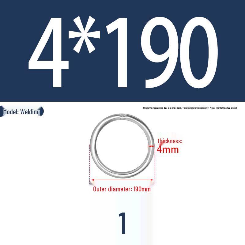 304 Stainless Steel Seamless O-Ring for Lifting and Hammock Yoga Connection