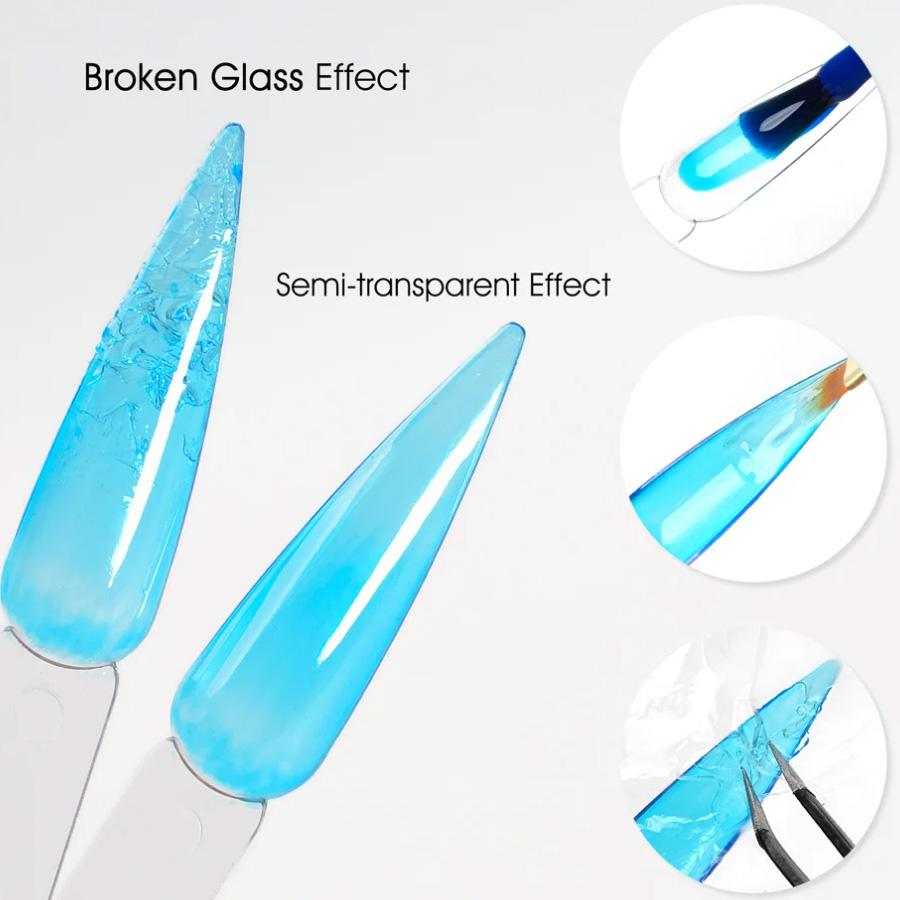 Venalisa 10ml Jelly Gel Nail Polish HEMA/TPO-Free Semi-Transparent Colors UV LED Soak Off Gel for DIY Manicure Kit