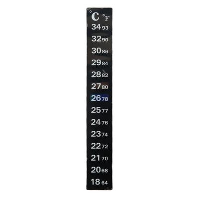 Thermometer Sticker Digital Adhesive 18 Degrees C To 34 Degrees C Temperature Measurement Stickers for Aquarium Fish