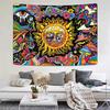 Psychedelic Mushroom Butterfly Tapestry Colorful Hippy Eye Sun Moon Gothic Tarot Mandala Aesthetic Room Decor Backdrops Cloth