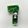 Panda Digital Candle Cute Panda Birthday Cake Party Candle Independent Packaging Simple Transparent