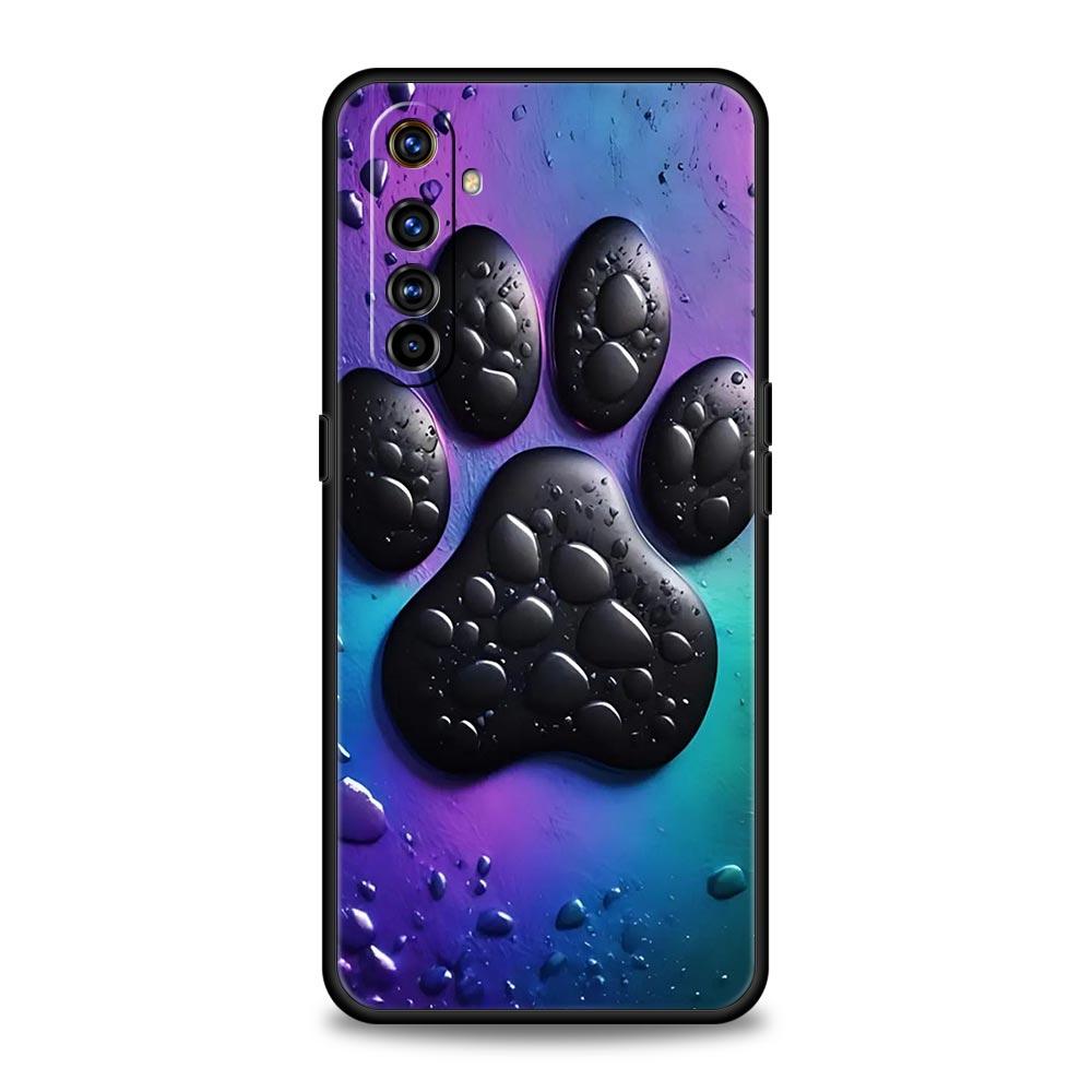 Og Paw Print Aesthetics Case For Realme C67 C63 C55 C53 C35 C25 C21 GT 2 3 5 6 10 11 12 13 Pro Plus 5G Soft TPU Phone Cover Bags