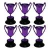 6 Peças Taças de Troféu de Premiação Plástico Leve Pequenos Troféus Medalhas de Futebol Taça de Prêmio para Evento Esportivo e Festas